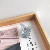 Sweet Acrylic Butterfly Hair Claw 2pcs Women Hair Accessories