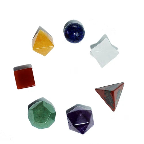 7 Chakra Crystal Set Polishing Tumbled Reiki Healing Stones