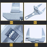Mini Adjustable Bathroom Wrench Aluminum Spanner