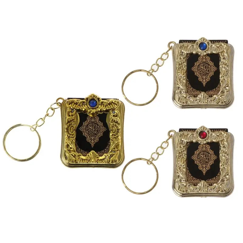 Mini Ark Quran Book Real Paper Can Read Arabic The Koran Keychain Muslim Jewelry