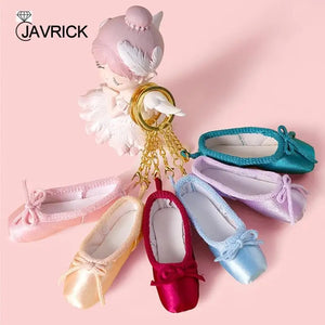 Ballet Shoes Keychain Pointe Shoe Charm Gift Dance