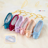 Ballet Shoes Keychain Pointe Shoes Keyrings Charm Gift Dance
