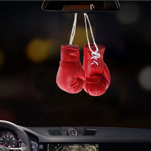 Mini Boxing Gloves Punching Gloves Christmas Ornament Hanging Decor