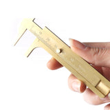 0-60mm Brass Caliper Sliding Ruler Gauge Jewelry Measurement Tool