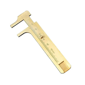 0-60mm Brass Caliper Sliding Ruler Gauge Jewelry Measurement Tool