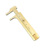 0-60mm Brass Caliper Sliding Ruler Gauge Jewelry Measurement Tool