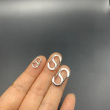 Titanium Alloy Mini Buckle Outdoor Tool Keychain Necklace Bracelet Clasp