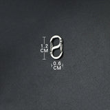 Titanium Alloy Mini Buckle Outdoor Tool Keychain Necklace Bracelet Clasp