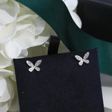 Mini Butterfly 925 Sterling Silver Earrings Tassel Fine Jewelry