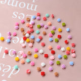 Mini Camellia Resin Patch DIY Jewelry Hairpin Nail Material