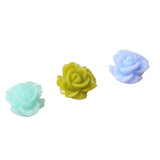 Mini Camellia Resin Patch DIY Jewelry Hairpin Nail Material