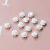 Mini Camellia Resin Patch DIY Jewelry Hairpin Nail Material