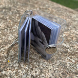 Mini Card Keychain Photo Album Bag Holds Small Picture Storage Lover Baby