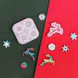 Christmas Ornaments Silicone Mold Deer Snowflake Star Style DIY Gift