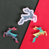 Christmas Ornaments Silicone Mold Deer Snowflake Star Style DIY Gift