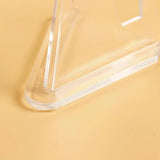 Clear Acrylic Coin Holder Easel Stand Display Rack Post Card Collection Storage