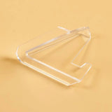 Clear Acrylic Coin Holder Easel Stand Display Rack Post Card Collection Storage