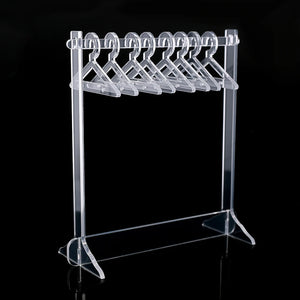 Acrylic Jewelry Display Stand Large Capacity Earring Hook Rack
