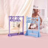 Coat Hanger Earring Display Stand Jewelry Storage Organizer