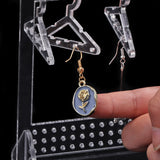 Coat Hanger Earring Display Stand Jewelry Storage Organizer
