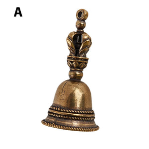 Mini Brass Bell Gourd Keychain Pendant