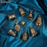 Mini Brass Bell Gourd Keychain Pendant