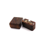 Wooden Jewelry Organizer Ring Box for Engagement Rings