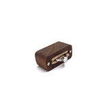 Wooden Jewelry Organizer Ring Box for Engagement Rings