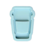 Mini Cup Keychain Resin Molds Rectangle Charms Pendant Silicone Mould Quicksand