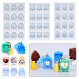 Mini TV Photo Frame Keychain Silicone Mold
