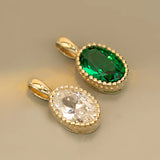 Zircon Round Pendant Bracelet 925 Sterling Silver Chain for Women