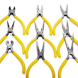 Mini DIY Jewelry Pliers Tools Set Flat Round Needle Nose Diagonal Cutting Plier