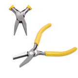 Mini DIY Jewelry Pliers Tools Set Flat Round Needle Nose Diagonal Cutting Plier