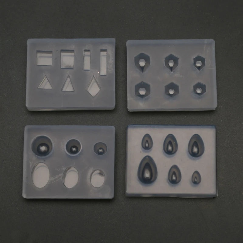 Mini Diamond Crystal Epoxy Mold Resin Casting DIY Toys Silicone Mold