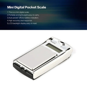 Mini Digital Pocket Scale 0.01g Precision for Kitchen Jewellery Tare Weighing
