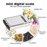 200g Digital Pocket Scale 0.01g Precision for Kitchen Jewellery Pharmacy