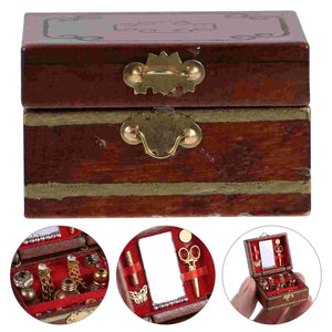 Mini Display Woodsy Decor Toy Vintage Decor Jewelry Box