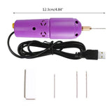 Mini Electric Hand Drill Electric Grinder Drilling DIY Small Metal Motor Han...