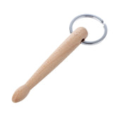 Mini Drum Sticks Keychain Wood Drumsticks Key Ring Chain Keyfob