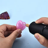 Mini Electric Drill Handheld for Epoxy Resin Jewelry Making Wood Craft 5V USB
