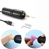 Mini Electric Drill Handheld for Epoxy Resin Jewelry Making Wood Craft 5V USB