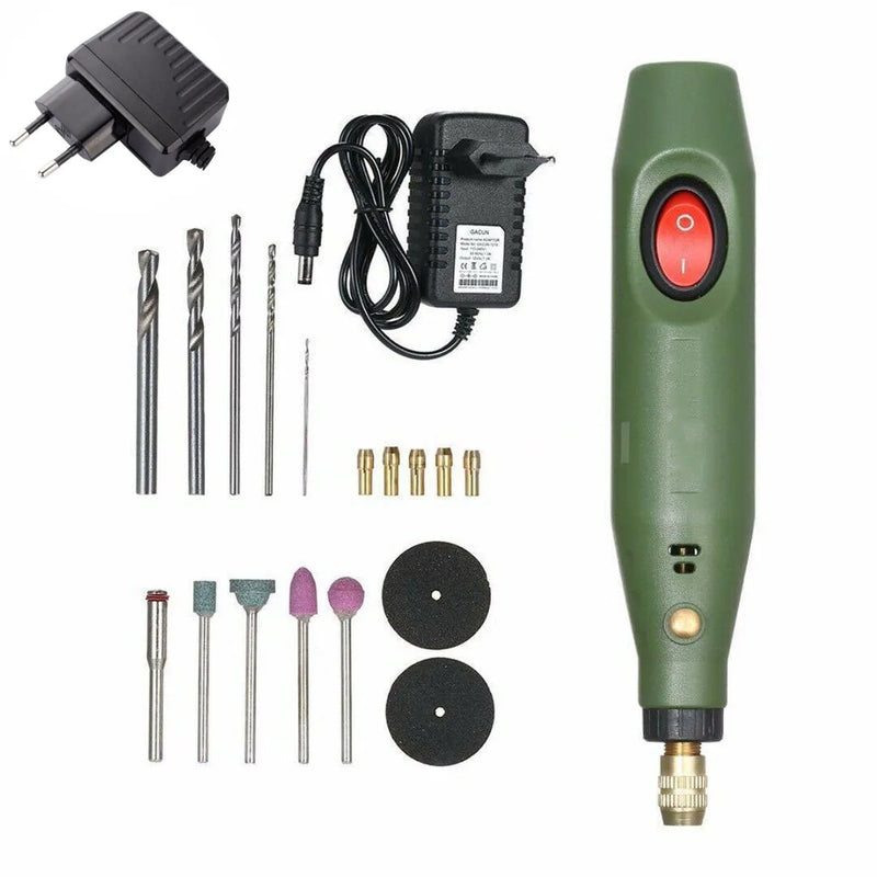 Mini Electric Drill Set USB Charging for Epoxy Resin Jewelry Making