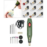 Mini Electric Rotary Tool Kit Nail Drill Grinder Set for Polishing Cleaning