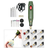 Mini Electric Rotary Tool Kit Nail Drill Grinder Set for Polishing Cleaning
