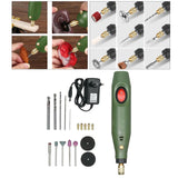 Mini Electric Rotary Tool Kit Nail Drill Grinder Set for Polishing Cleaning