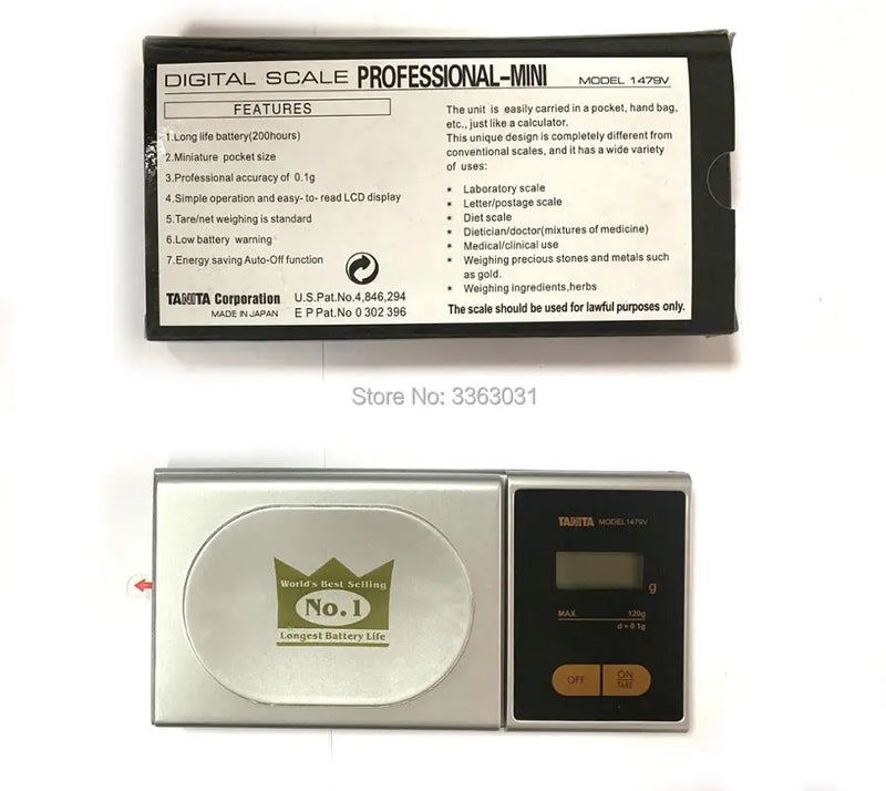 Mini Digital Balance Jewelry Weight Scale 120g/0.1 Scale