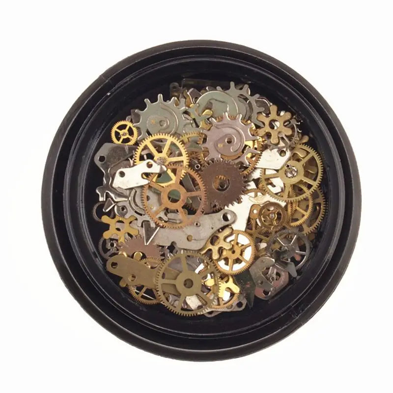 Mini Cogs Gear Resin Fillers Steampunk Pendant Charms