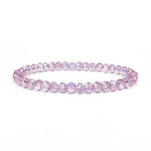 Crystal Beaded Ladies Bracelet 6/8mm 41color Crystal Beads Bracelet