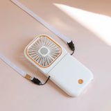 Mini Hanging Neck Fan 3 Speeds Rechargeable Portable Cooling Supplies