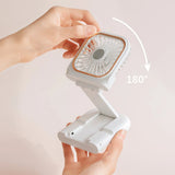 Mini Hanging Neck Fan 3 Speeds Rechargeable Portable Cooling Supplies